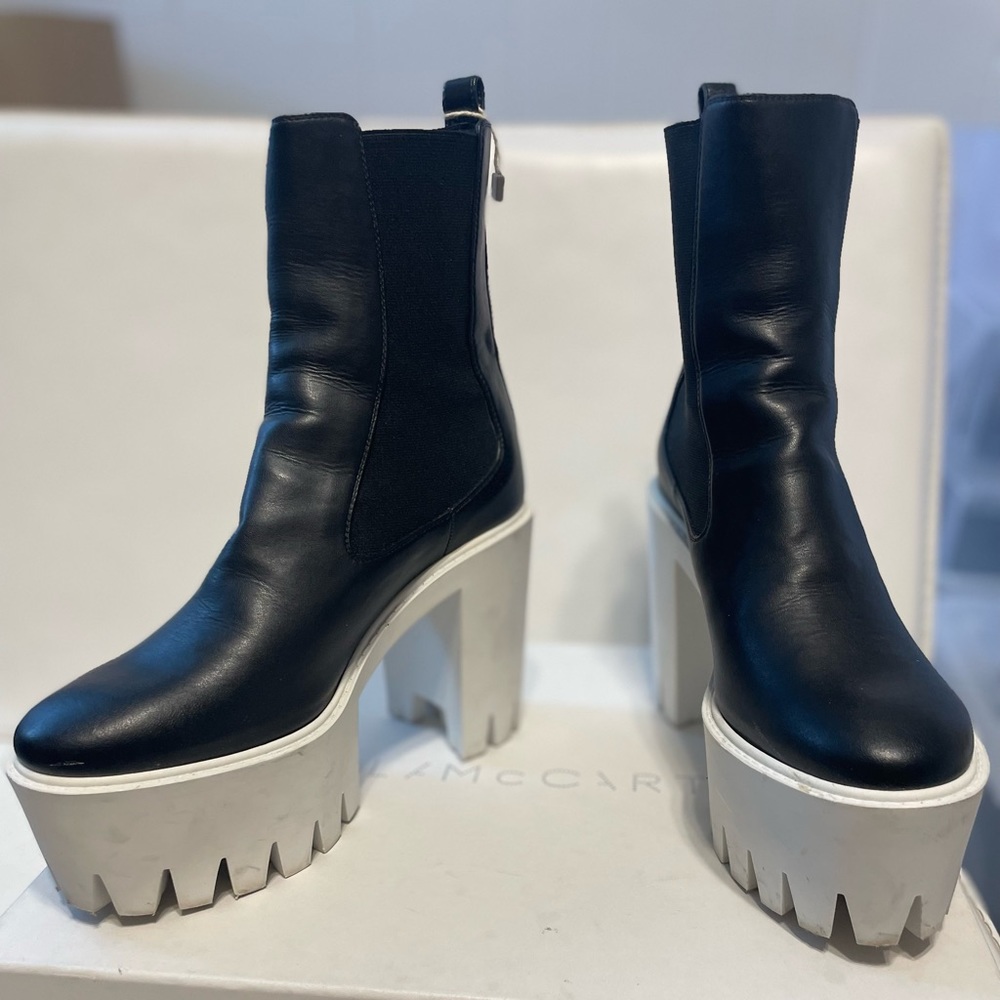 Stella McCartney black monster bootie